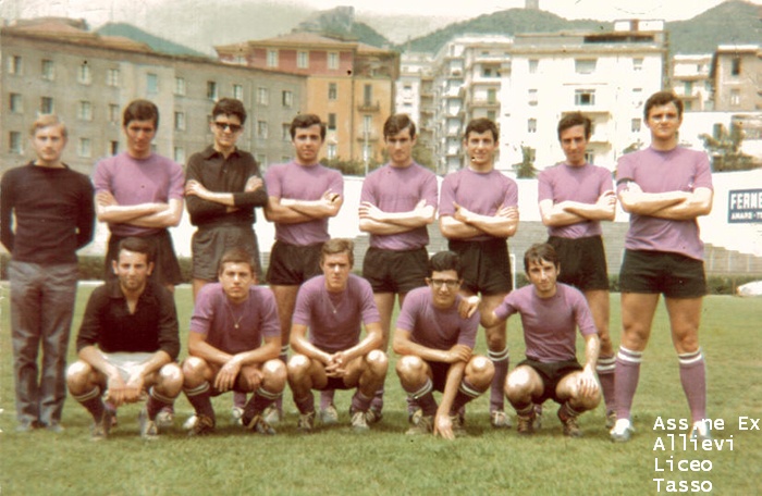 La squadra del  Liceo Tasso maggio 1968