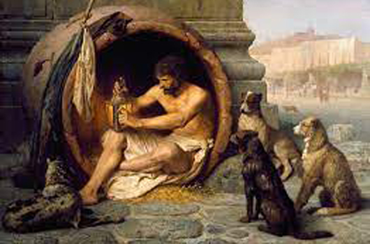 Curiosita: Diogene di Sinope, detto anche il Cane